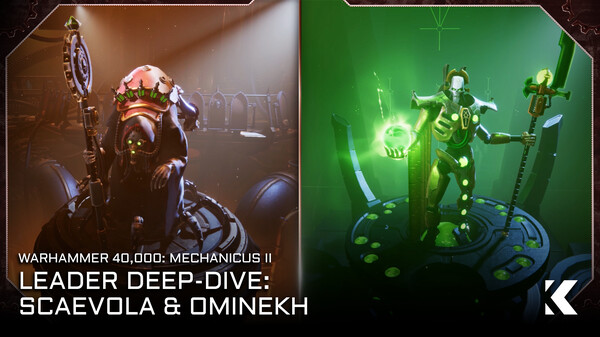 Warhammer 40,000: Mechanicus II Leader Deep-dive – Scaevola & Ominekh trailer thumbnail