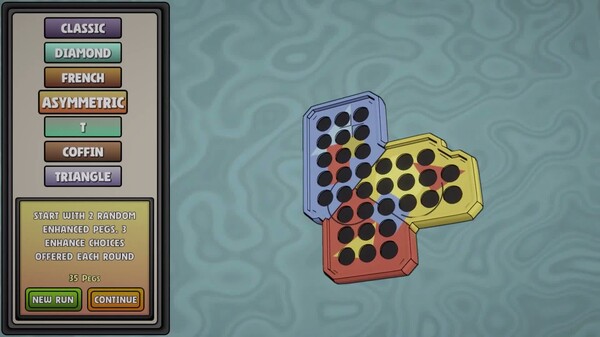 Gameplay Trailer PEGTURE: Peg Solitaire Roguelike trailer thumbnail