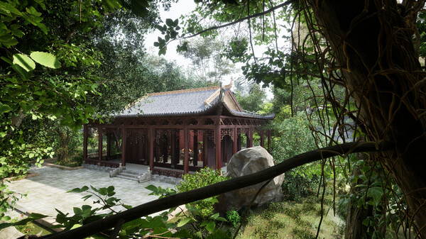 屋顶建造歇山顶硬山顶卷棚顶重檐等Roof construction: Xieshan gable roof, ound ridge roof roof, double eaves, etc trailer thumbnail