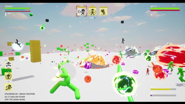 STICKMAN DX : MEGA FIGHTERS (TRAILER 2) trailer thumbnail