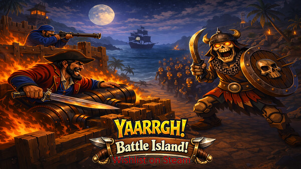 YAARRGH! Battle Island! Build by Day. Survive the Enemy Siege. trailer thumbnail