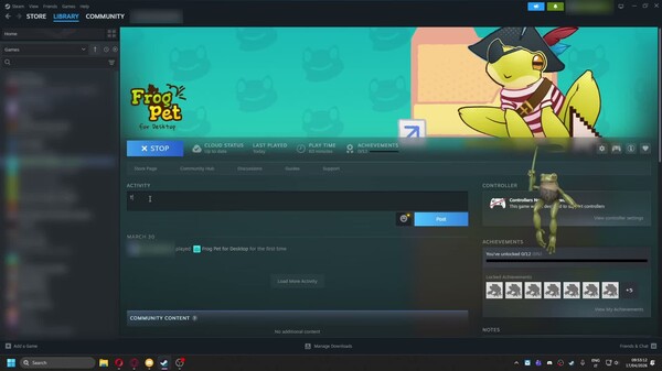 Frog Pet for Desktop - Gameplay Trailer trailer thumbnail