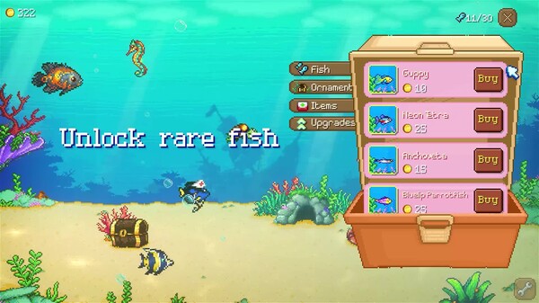 Pixel Aquarium Gameplay Trailer trailer thumbnail