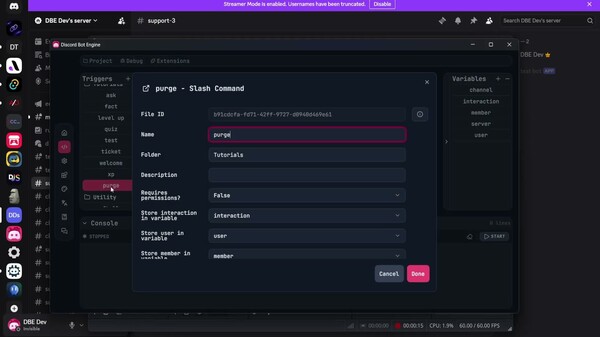 Discord Bot Engine - Advanced Purge Command trailer thumbnail