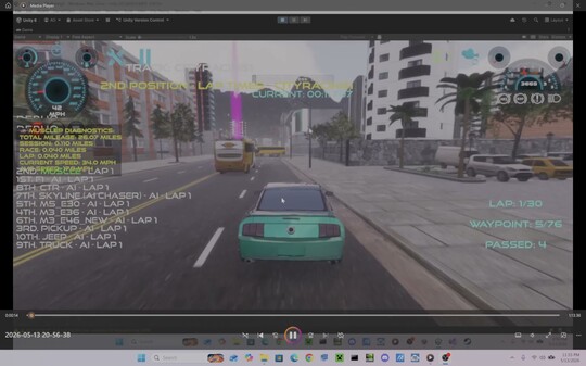 AI Cars are learning to drive and doge traffic trailer thumbnail