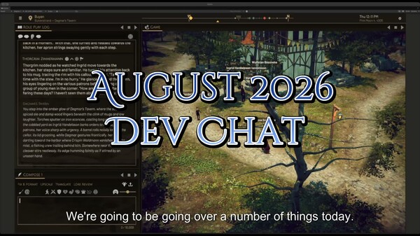 August Dev Chat trailer thumbnail