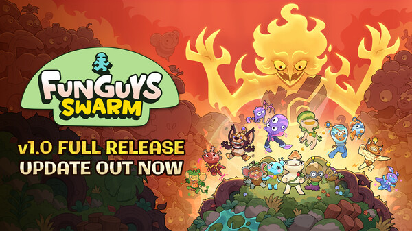Funguys Swarm 1.0 Update Launch Trailer trailer thumbnail