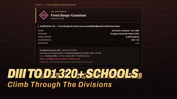 Brick and Banner: College Football Dynasty trailer thumbnail