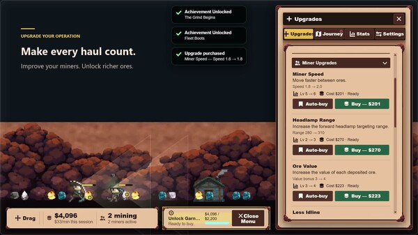 Idle Miner Trailer trailer thumbnail