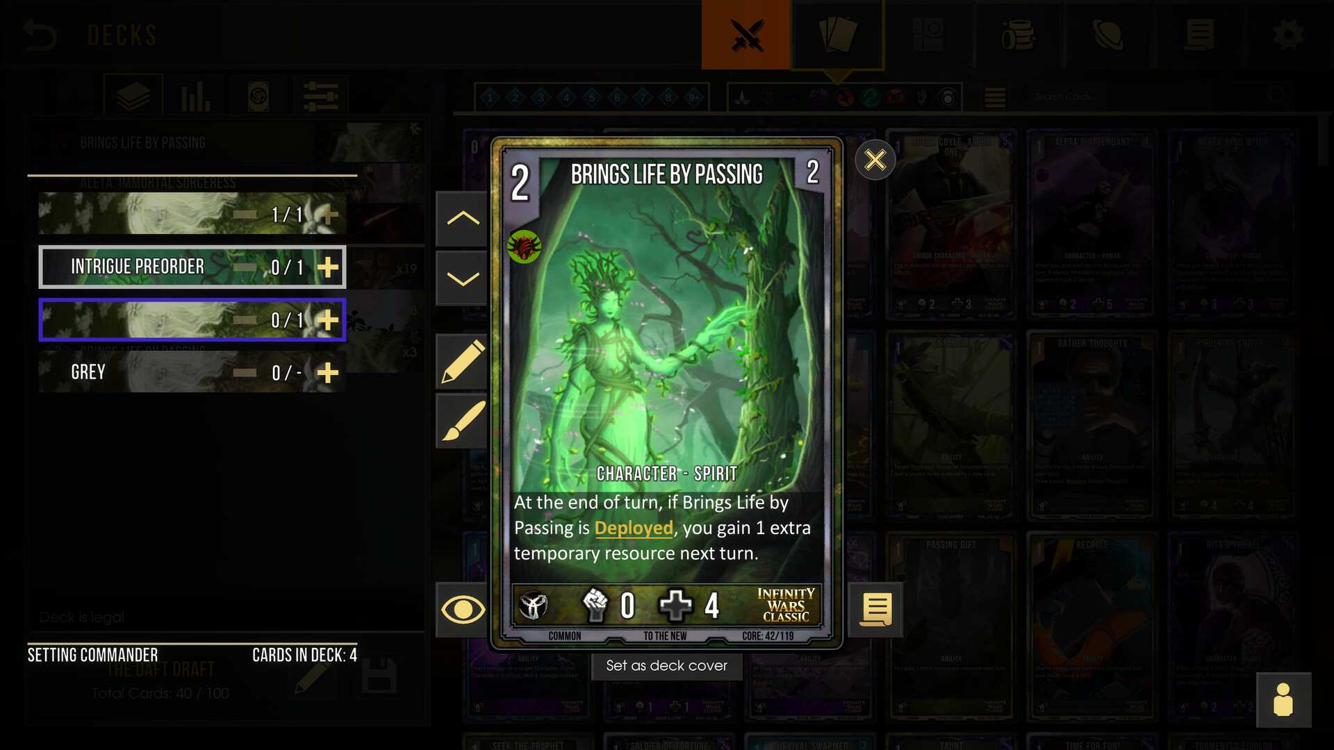 Infinity Wars: Animated Trading Card Game screenshot 7