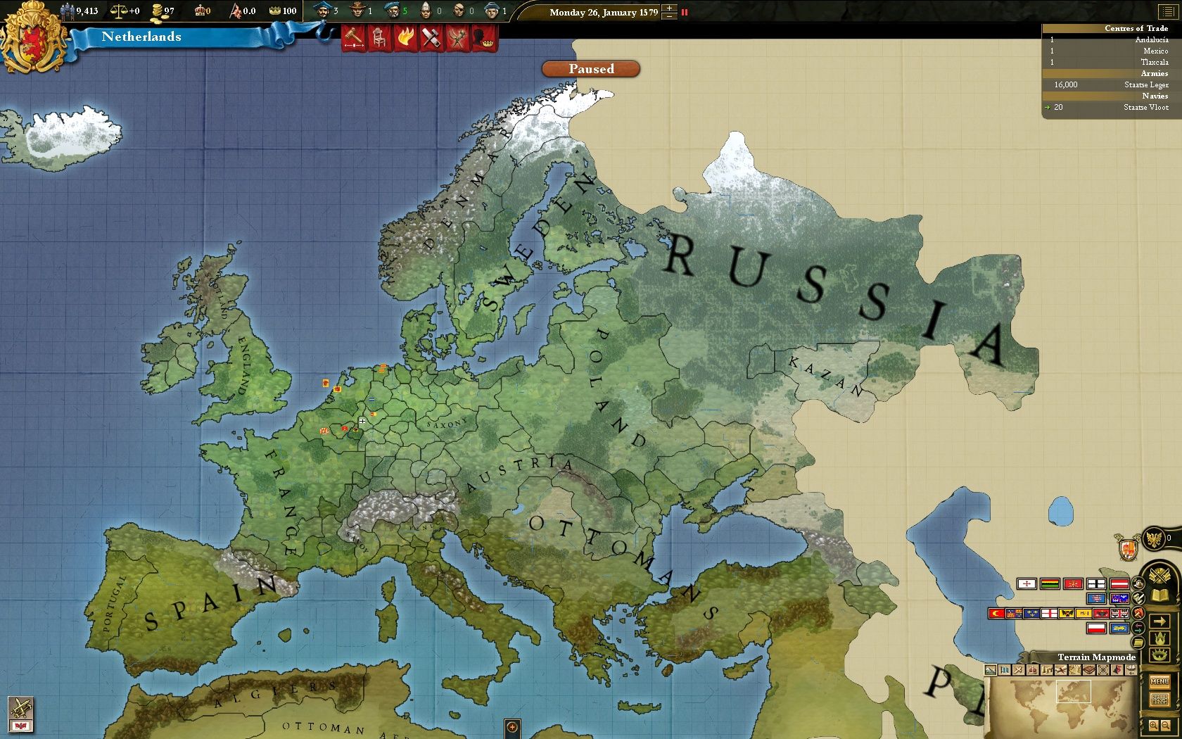 Europa Universalis III: Divine Wind screenshot 9