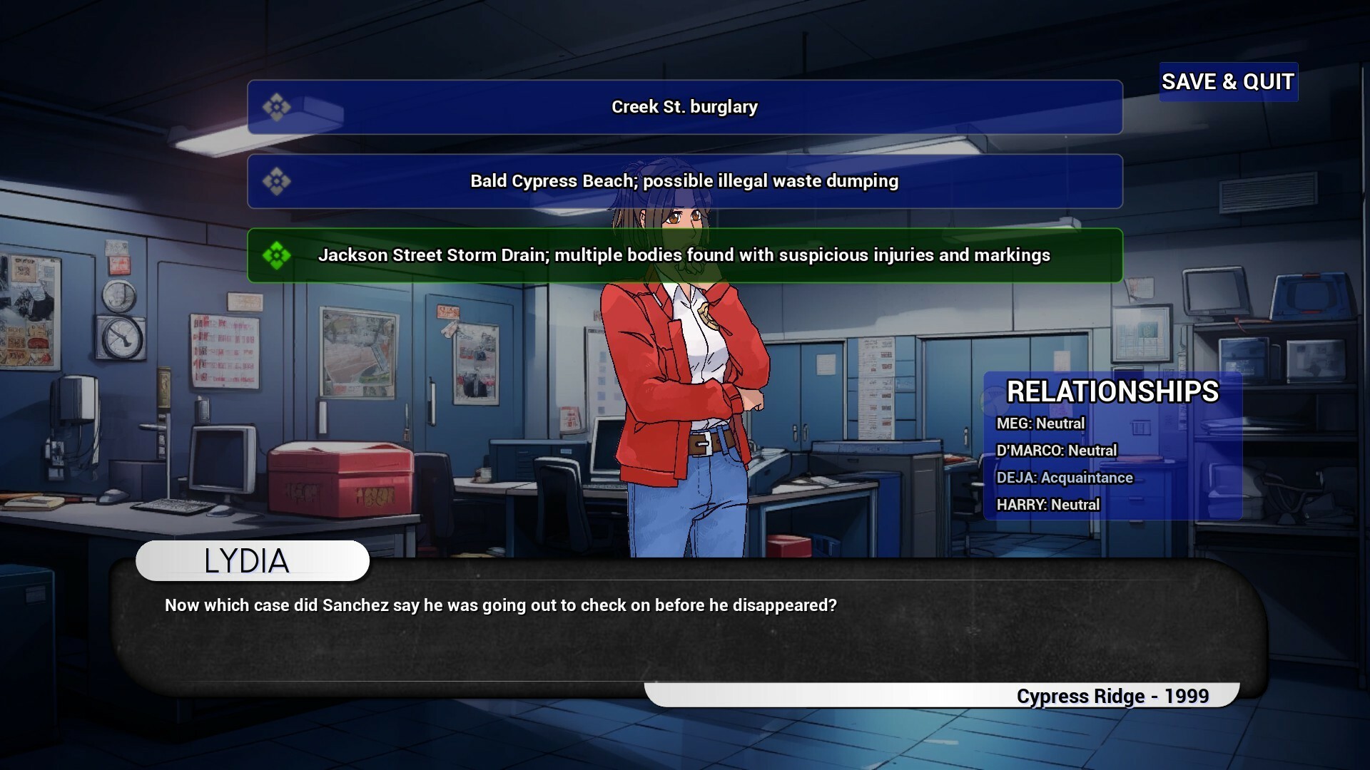 Outbreak The Fedora Files: What Lydia Knows screenshot 2