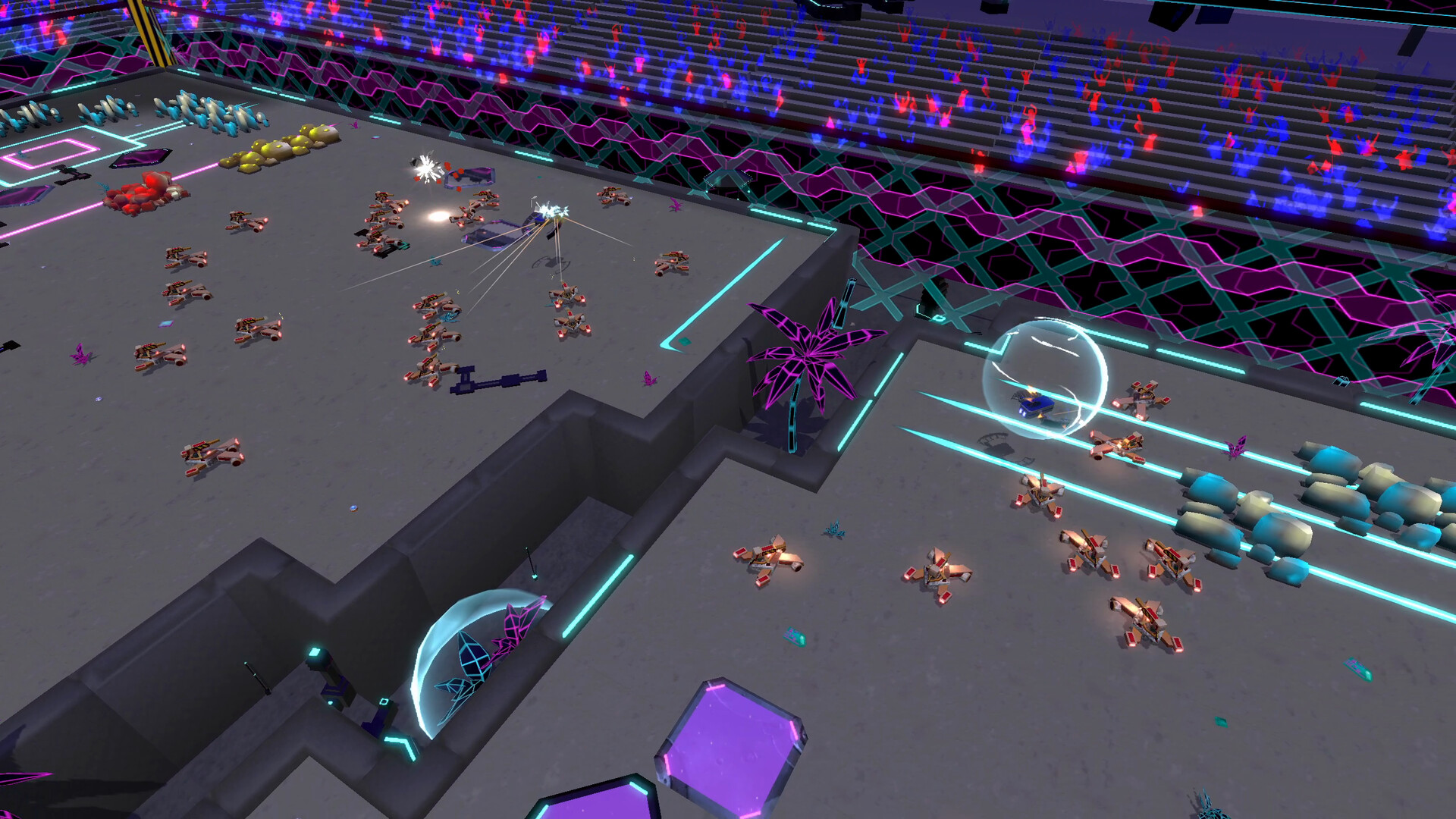 Neon Marble Rust screenshot 2