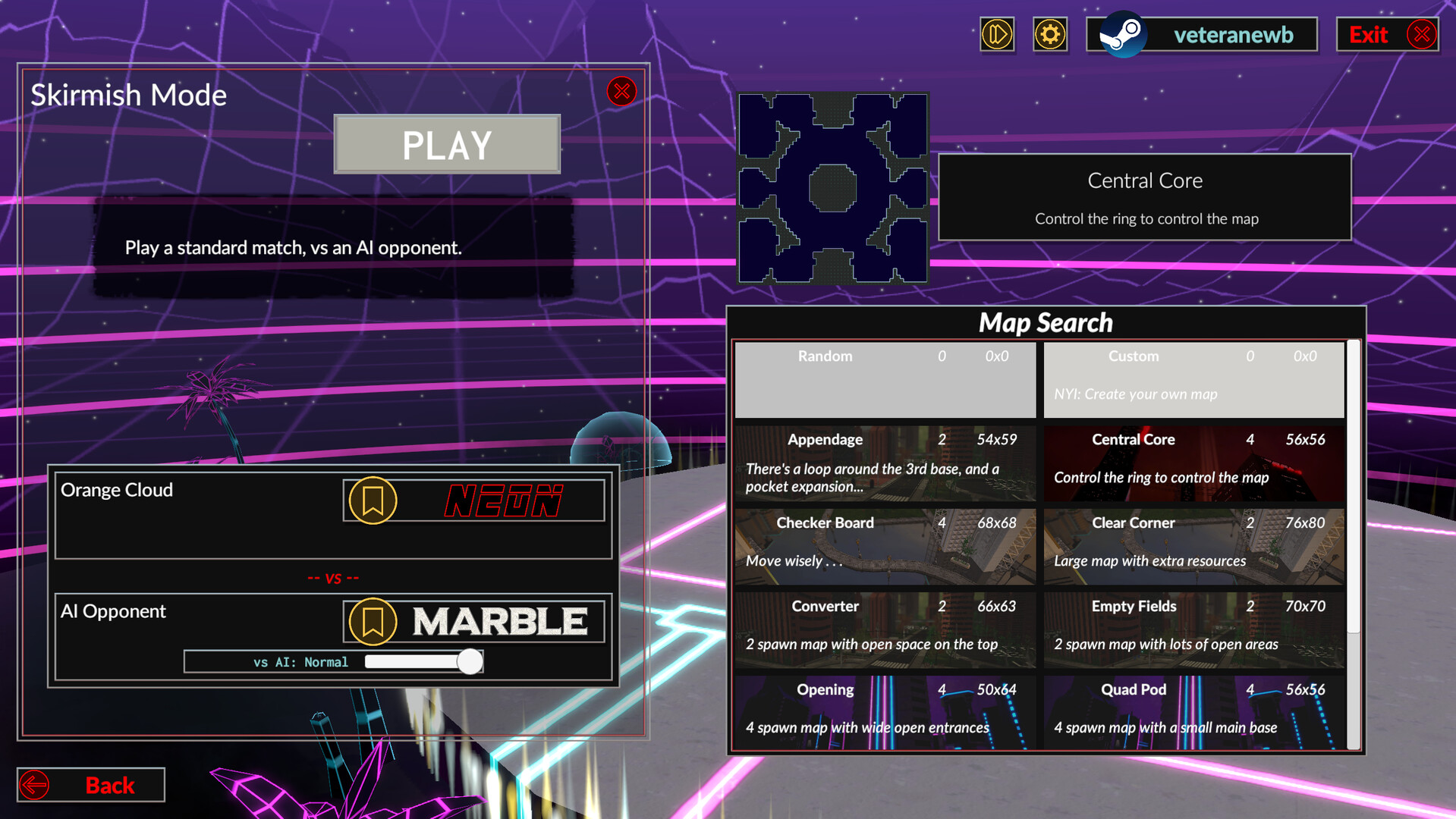 Neon Marble Rust screenshot 9