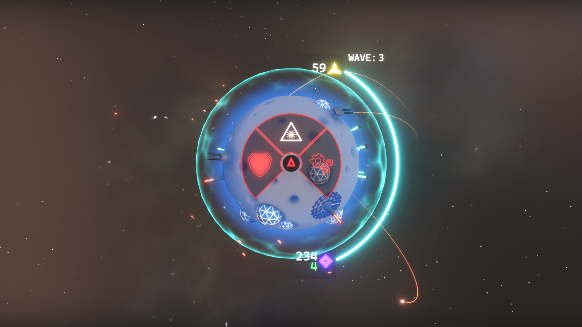 Red Impact - Epic Planetary Defence screenshot 2