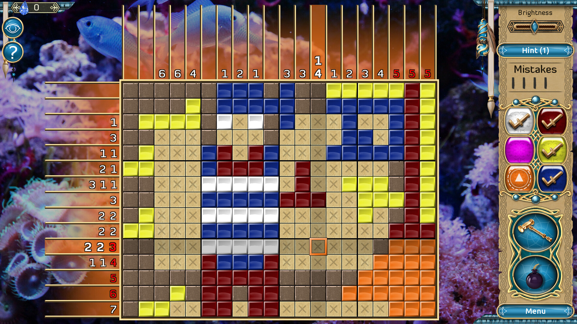 Daydream Mosaics 4: Shades of Blue screenshot 6