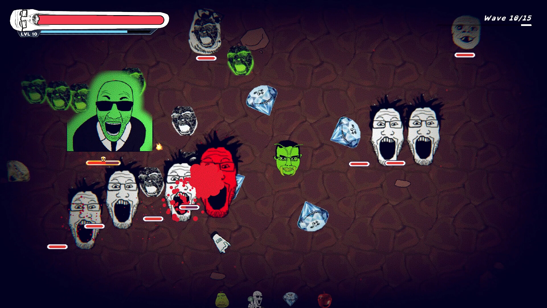 Gem Defender: Soyjak Survivors screenshot 1