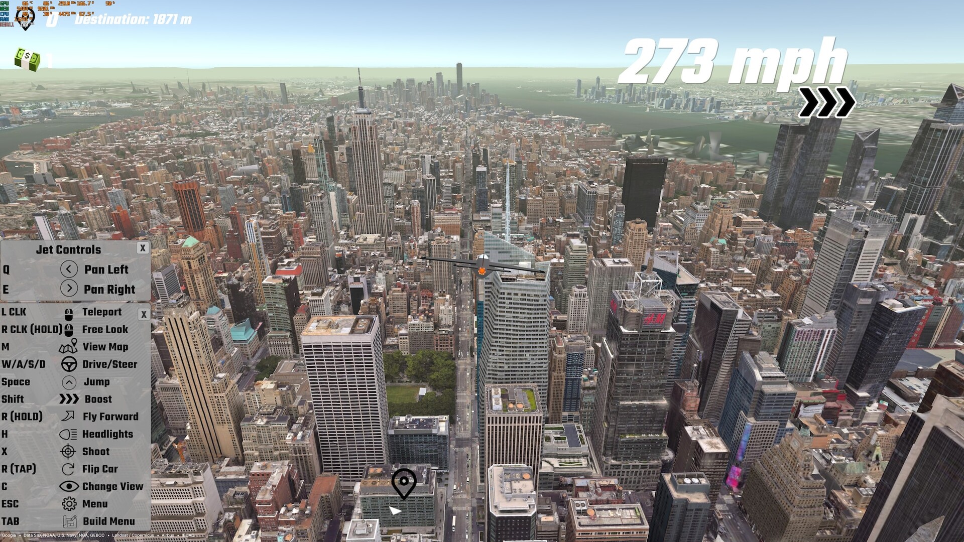 EarthKart: Google Maps Driving Simulator screenshot 4