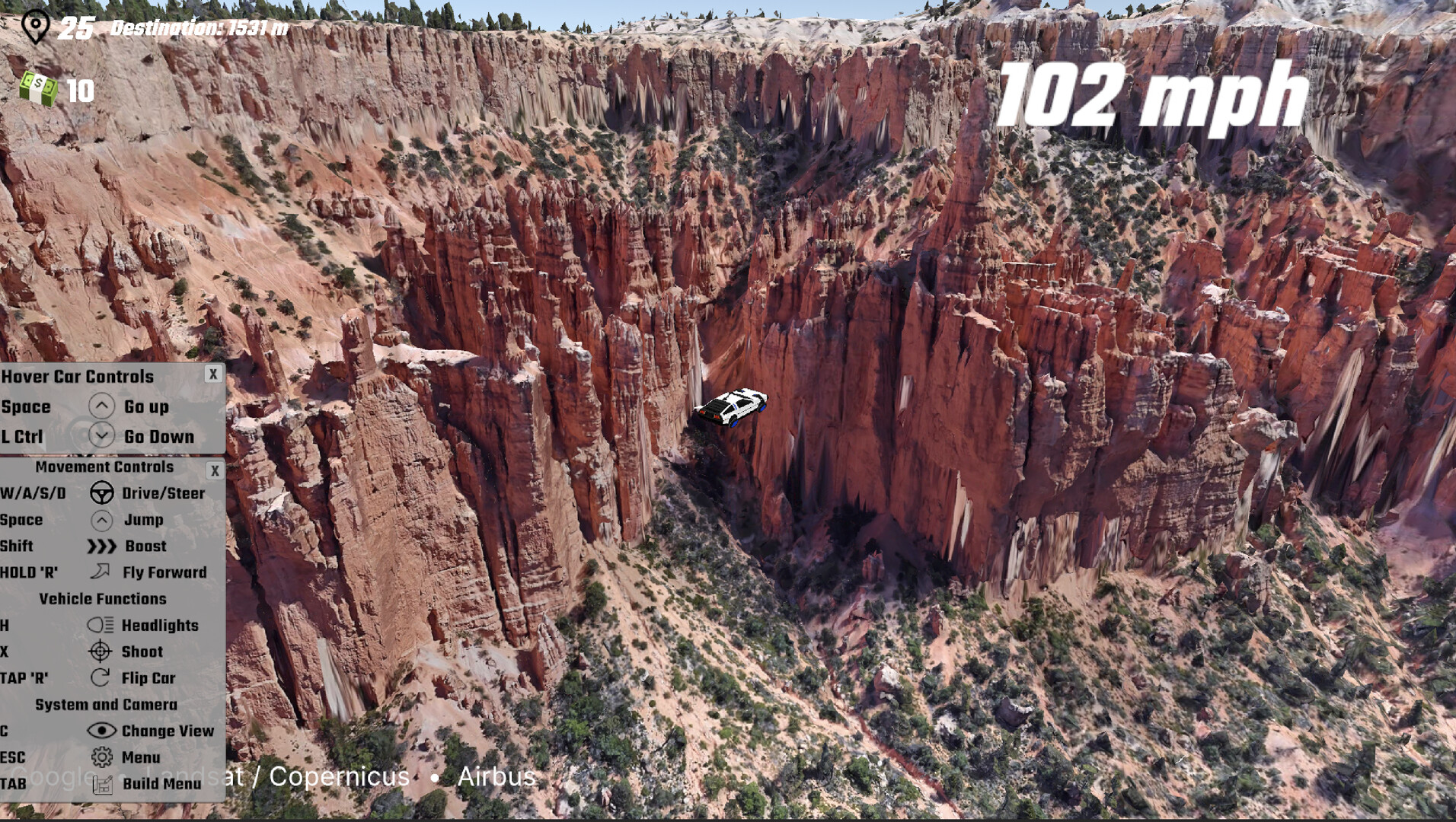 EarthKart: Google Maps Driving Simulator screenshot 2