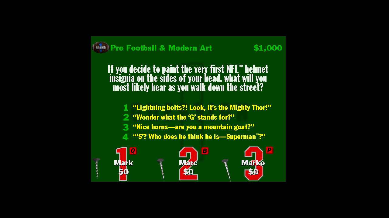 YOU DON'T KNOW JACK SPORTS screenshot 2
