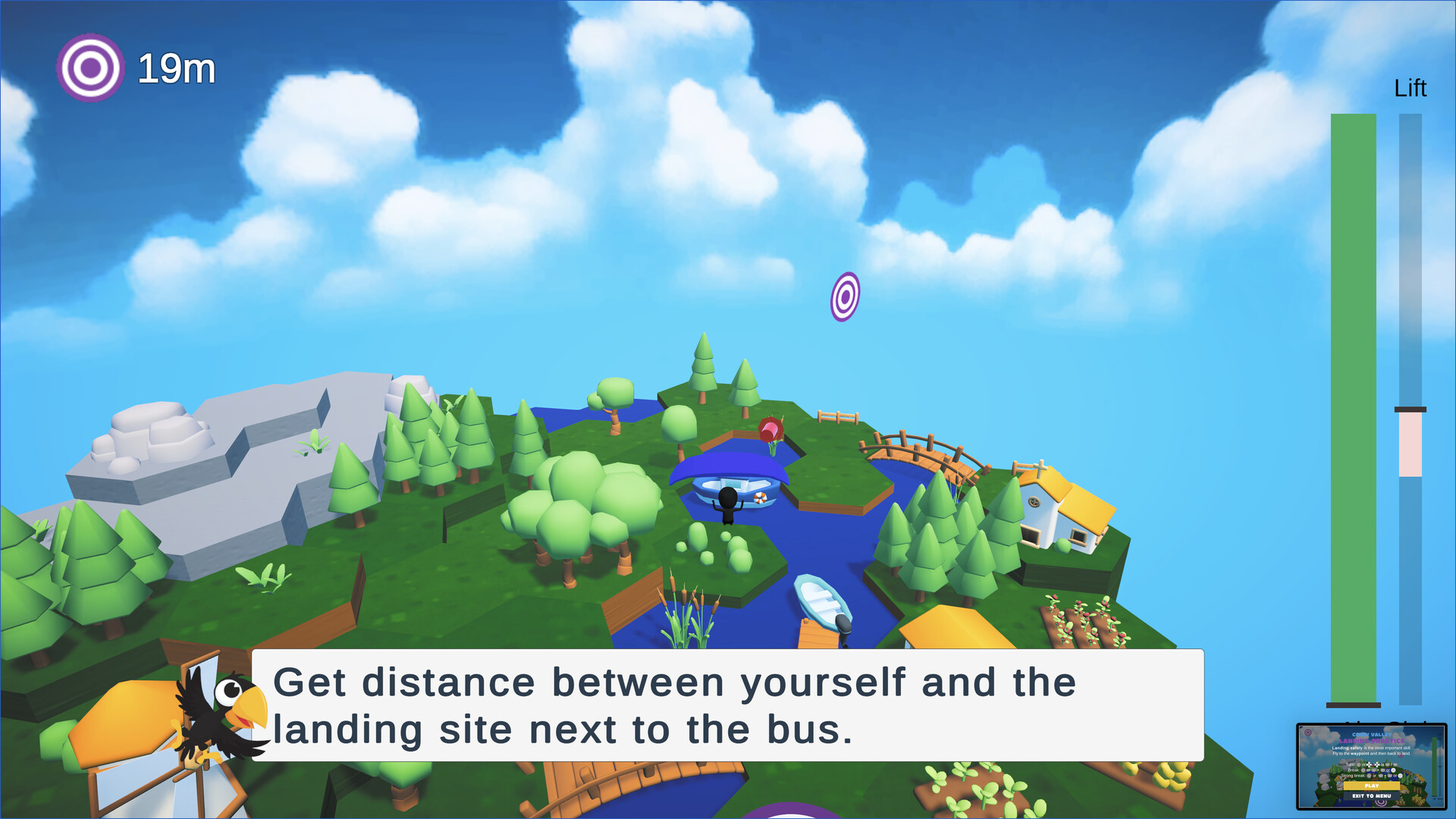 Panda & Crow: A Paraglide Adventure screenshot 5