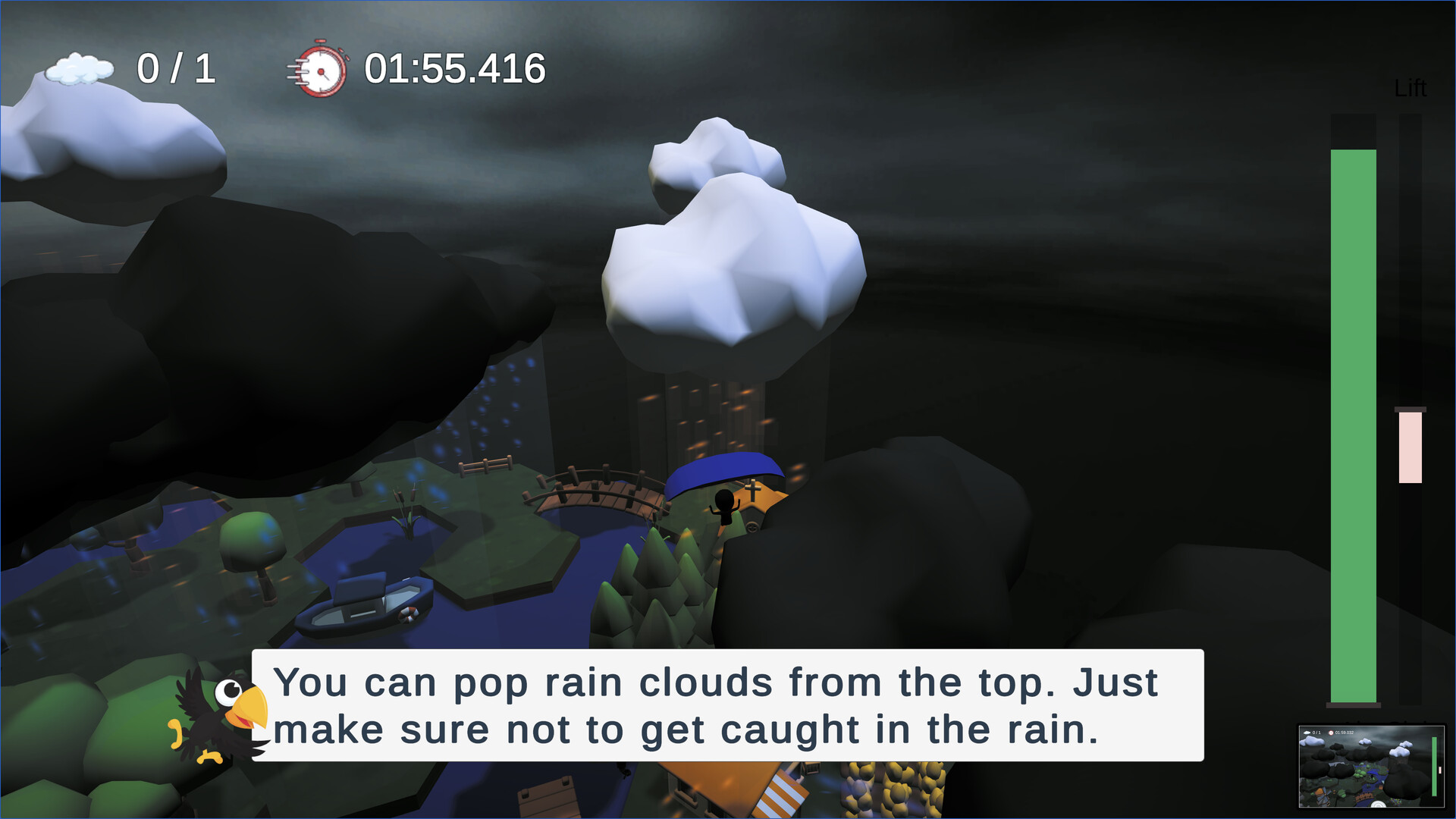 Panda & Crow: A Paraglide Adventure screenshot 2