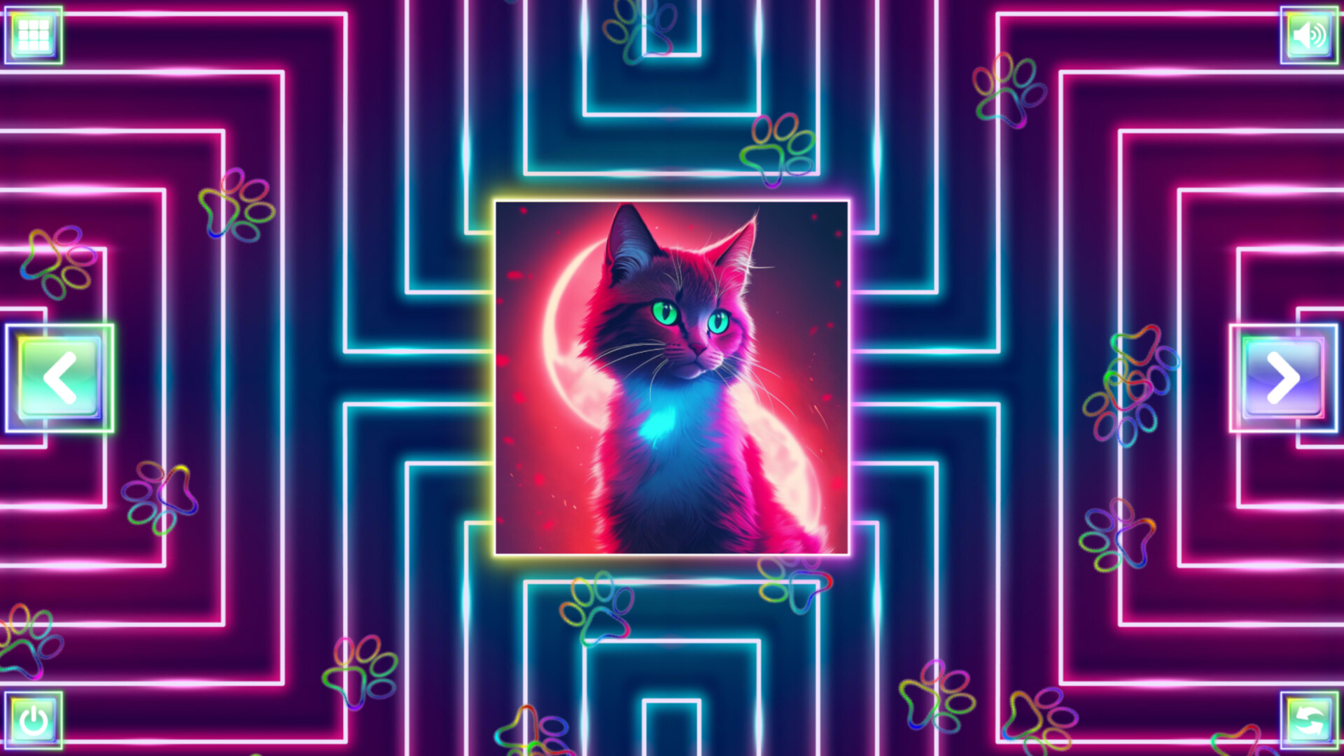 Neon Fantasy: Cats screenshot 4