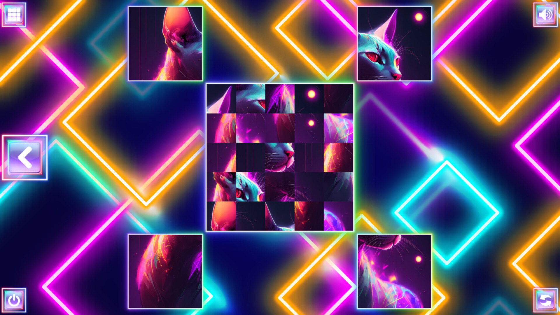 Neon Fantasy: Cats screenshot 5