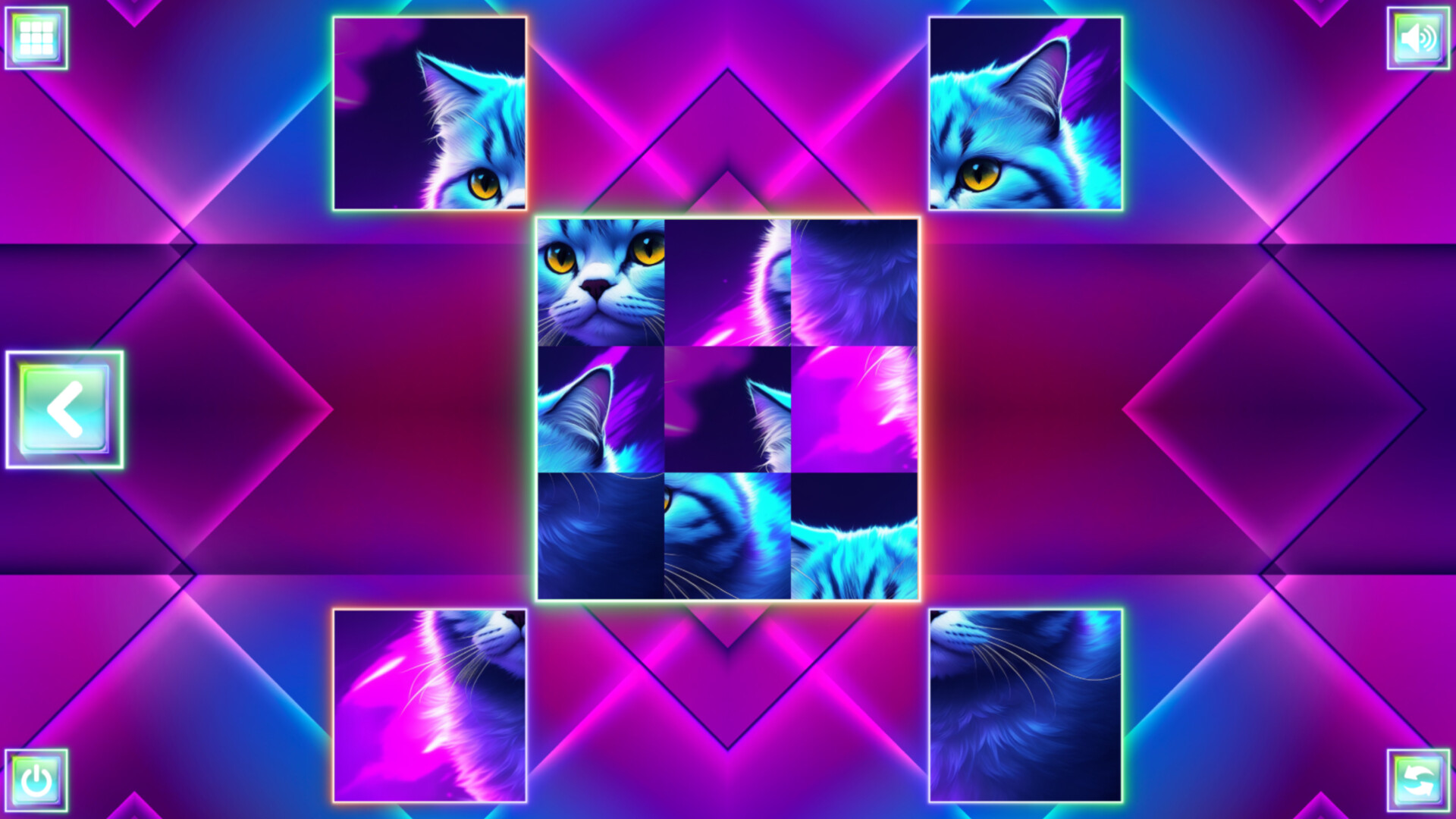 Neon Fantasy: Cats screenshot 1