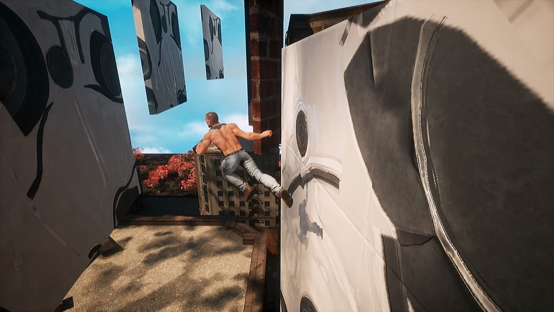 猛男跑酷(Strong man parkour) screenshot 2