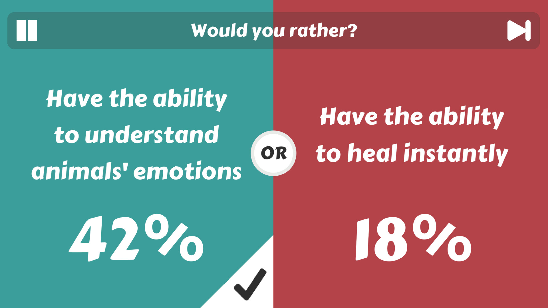 Choice Clash: What Would You Rather? screenshot 4