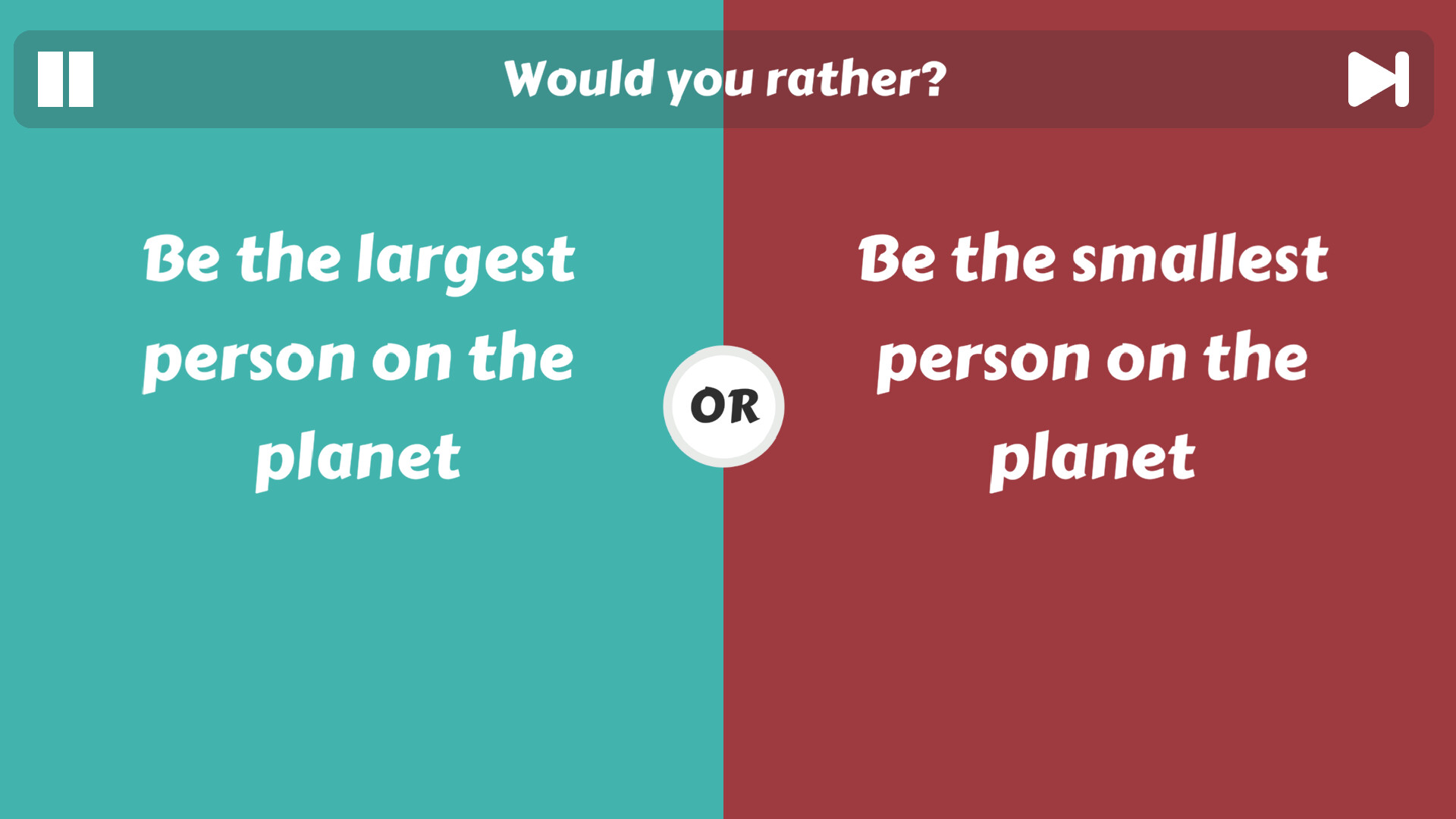 Choice Clash: What Would You Rather? screenshot 3