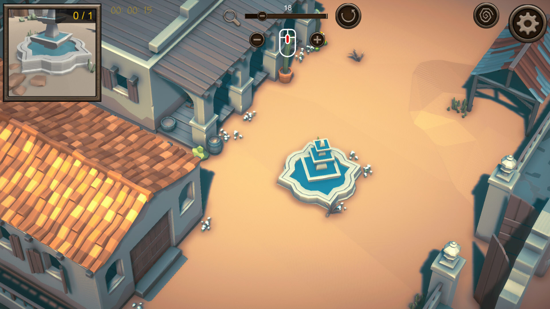 Hidden Western Frontier Top-Down 3D screenshot 1