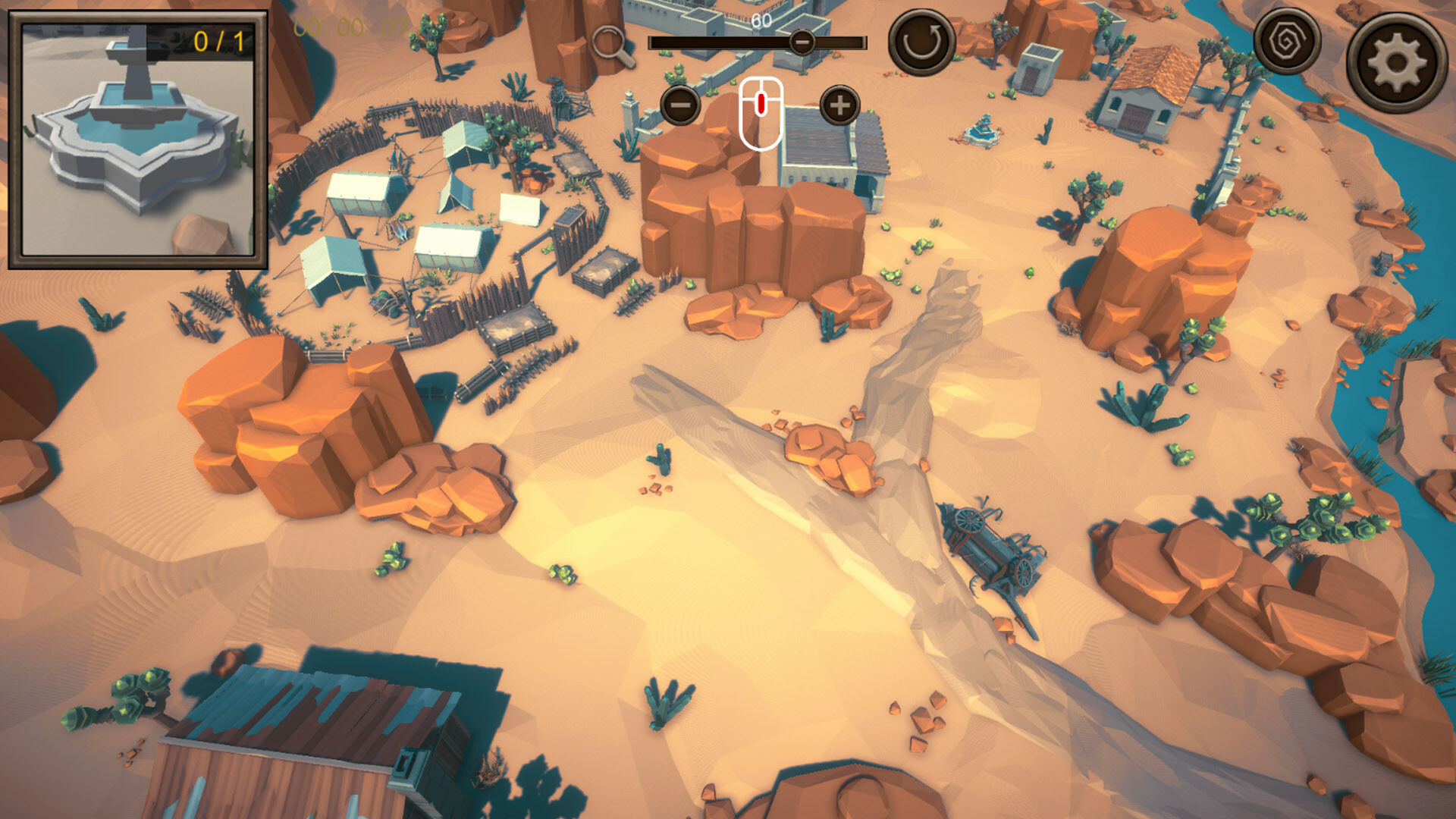 Hidden Western Frontier Top-Down 3D screenshot 3