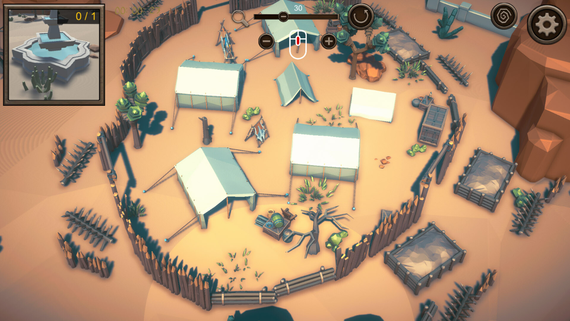 Hidden Western Frontier Top-Down 3D screenshot 2