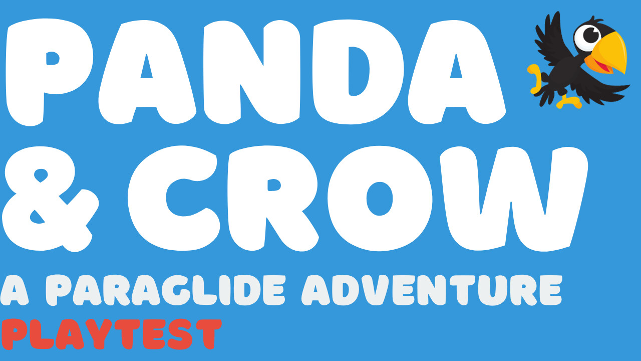 Panda & Crow: A Paraglide Adventure Playtest screenshot 1