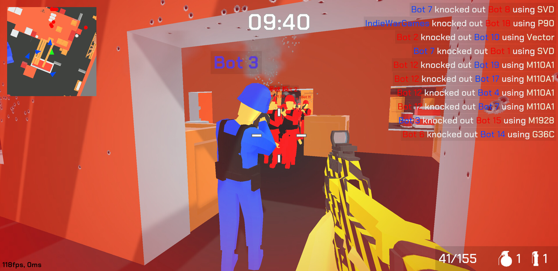 Retro Combat screenshot 1