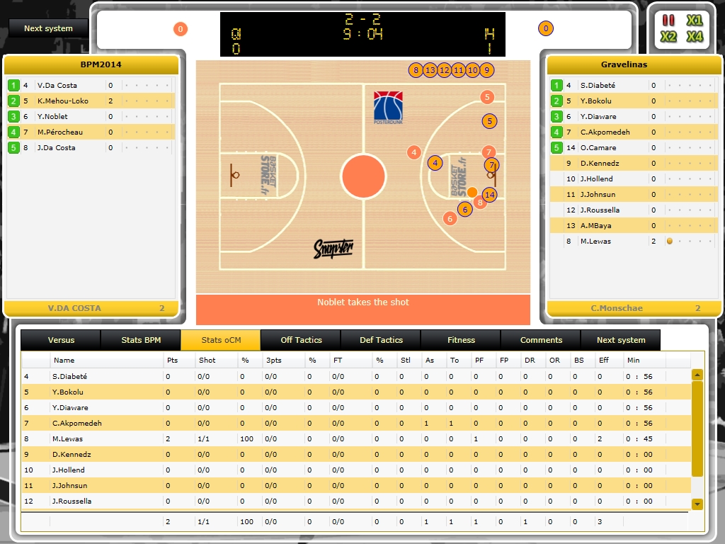 Basketball Pro Management 2014 screenshot 10