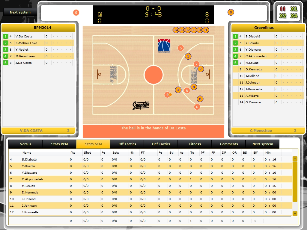Basketball Pro Management 2014 screenshot 9