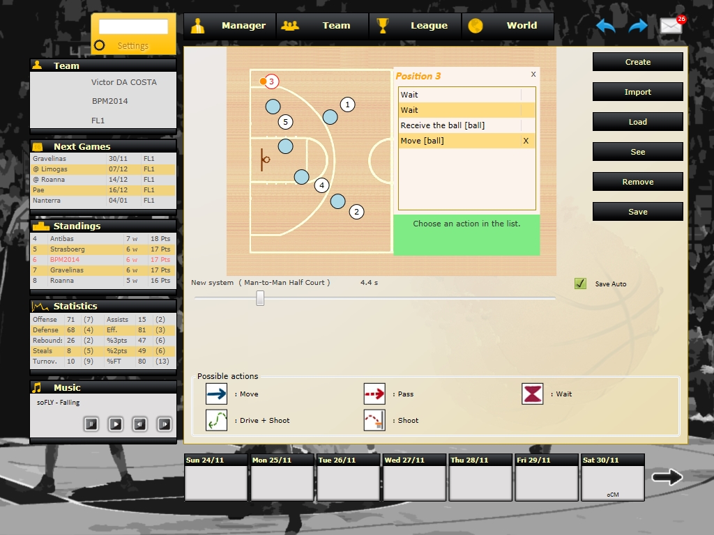 Basketball Pro Management 2014 screenshot 5