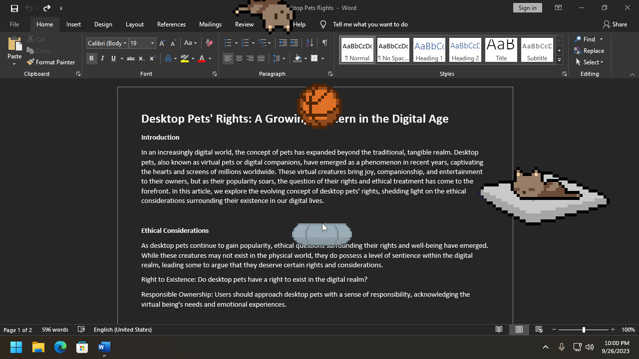 Desktop Pet Project screenshot 5