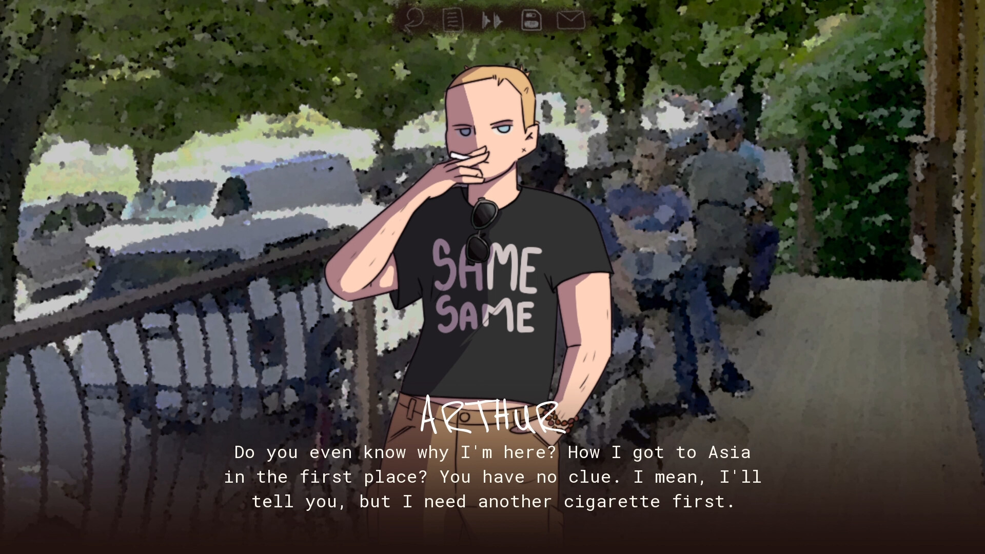 Stamped: an anti-travel game screenshot 7