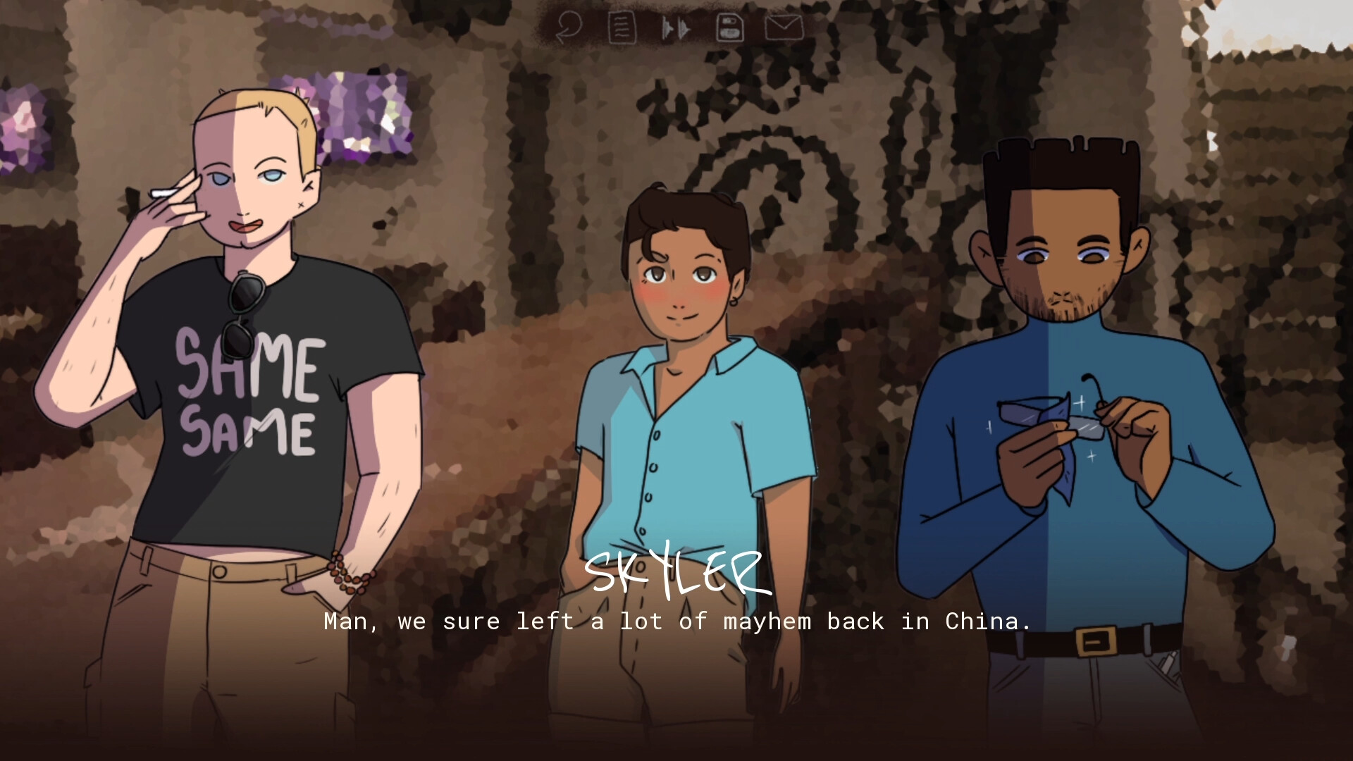 Stamped: an anti-travel game screenshot 5