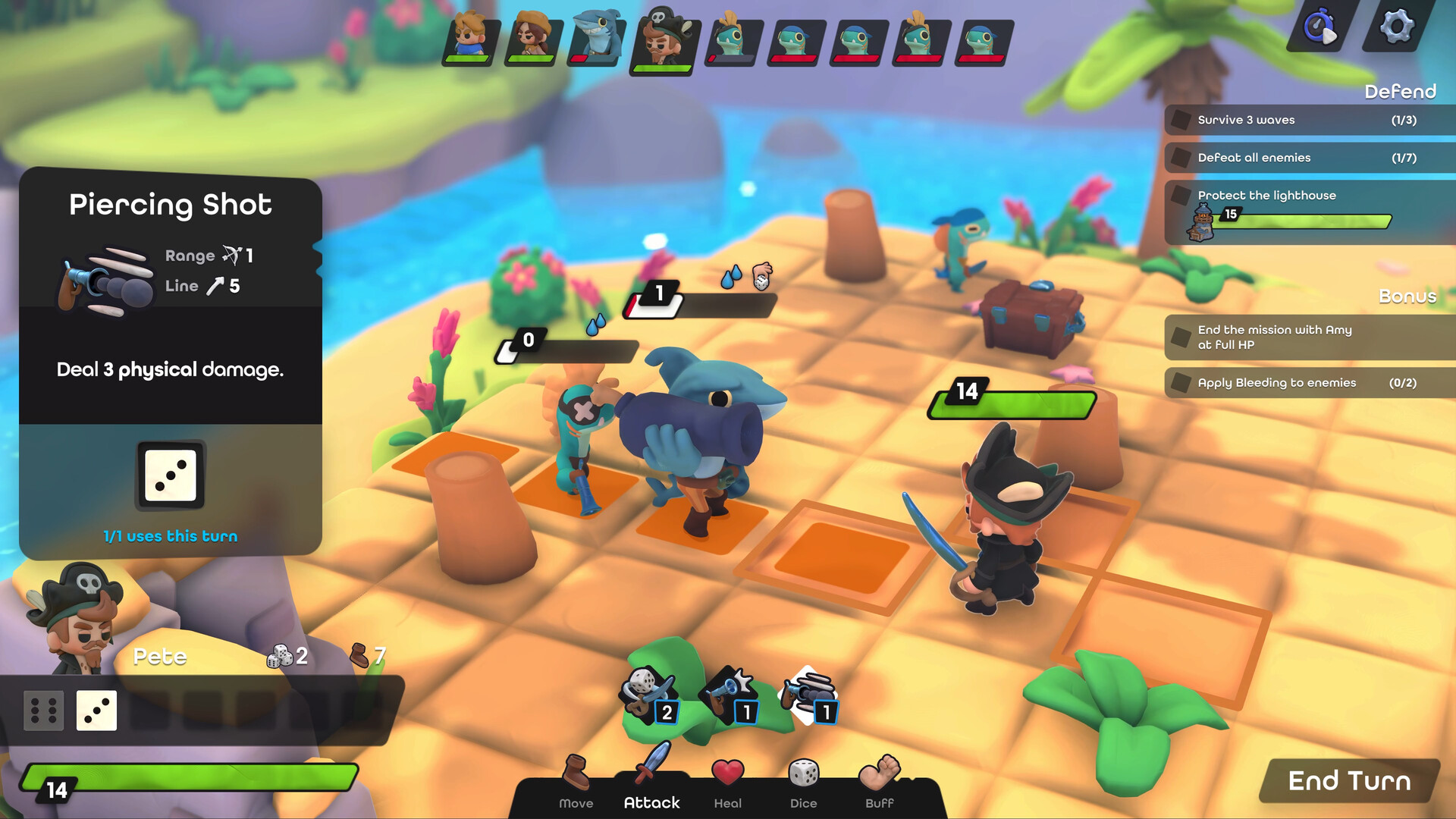Dobbel Dungeon screenshot 1