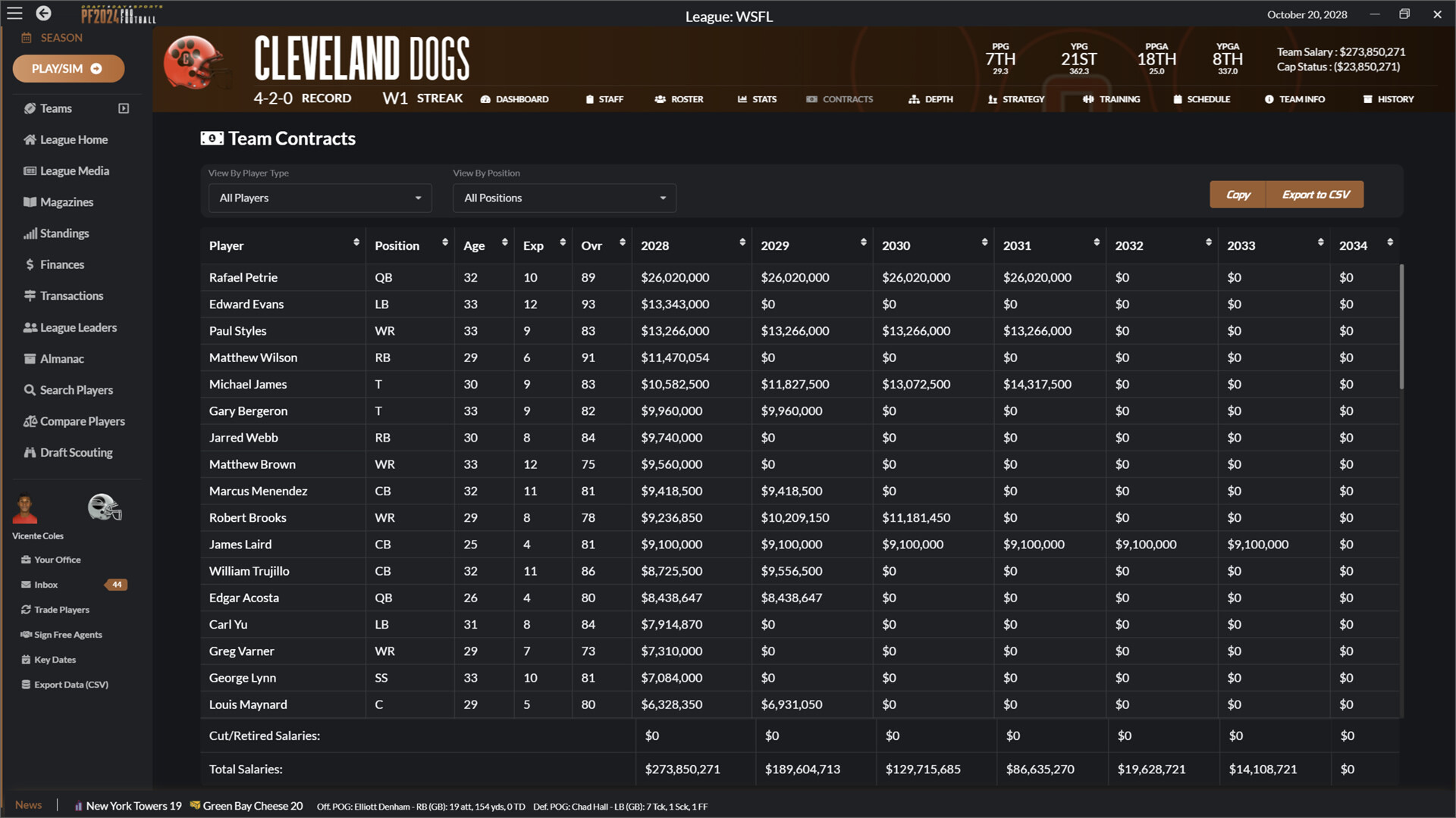 Draft Day Sports: Pro Football 2024 screenshot 9