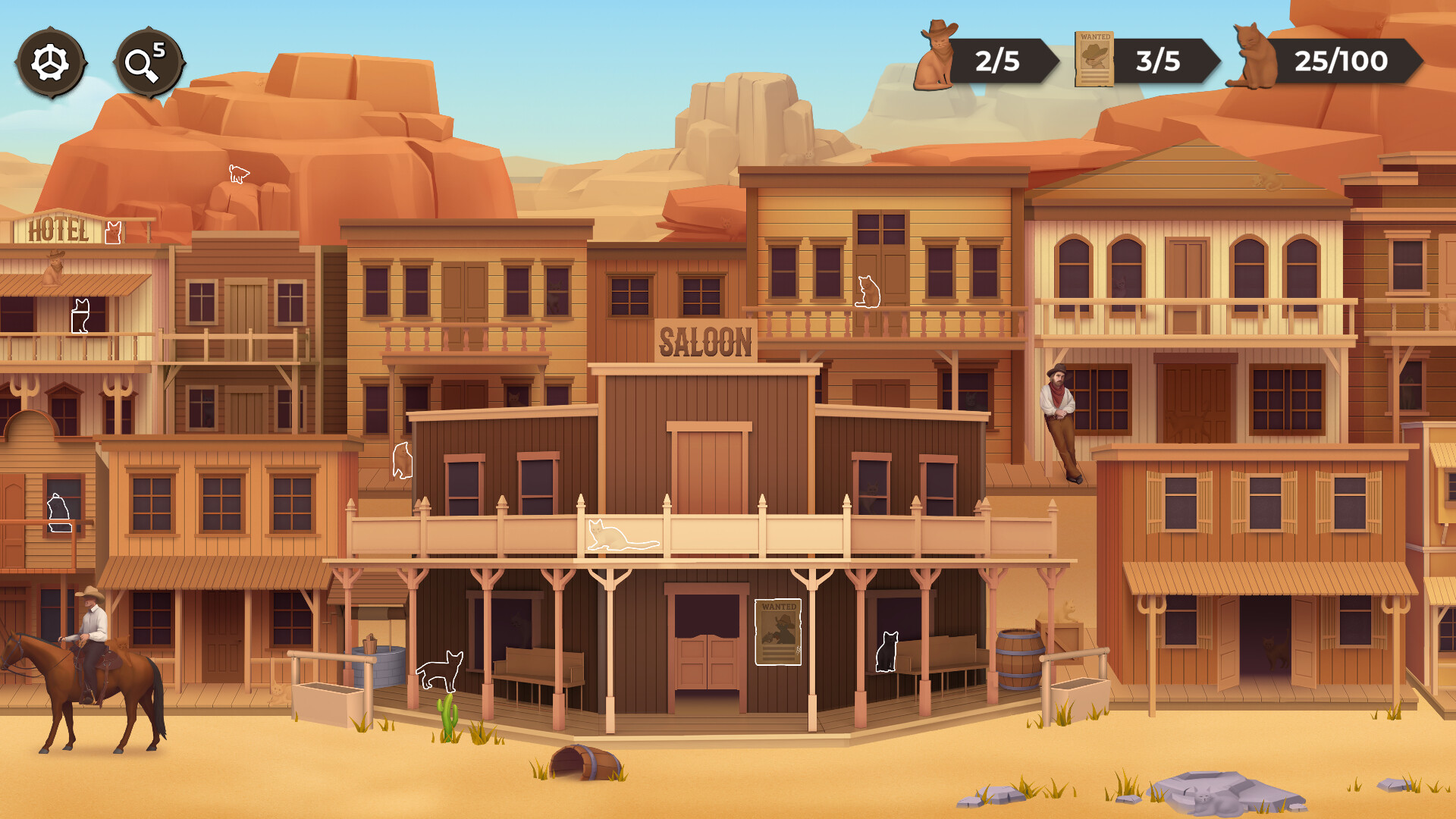 Cat Search In The Wild West screenshot 1
