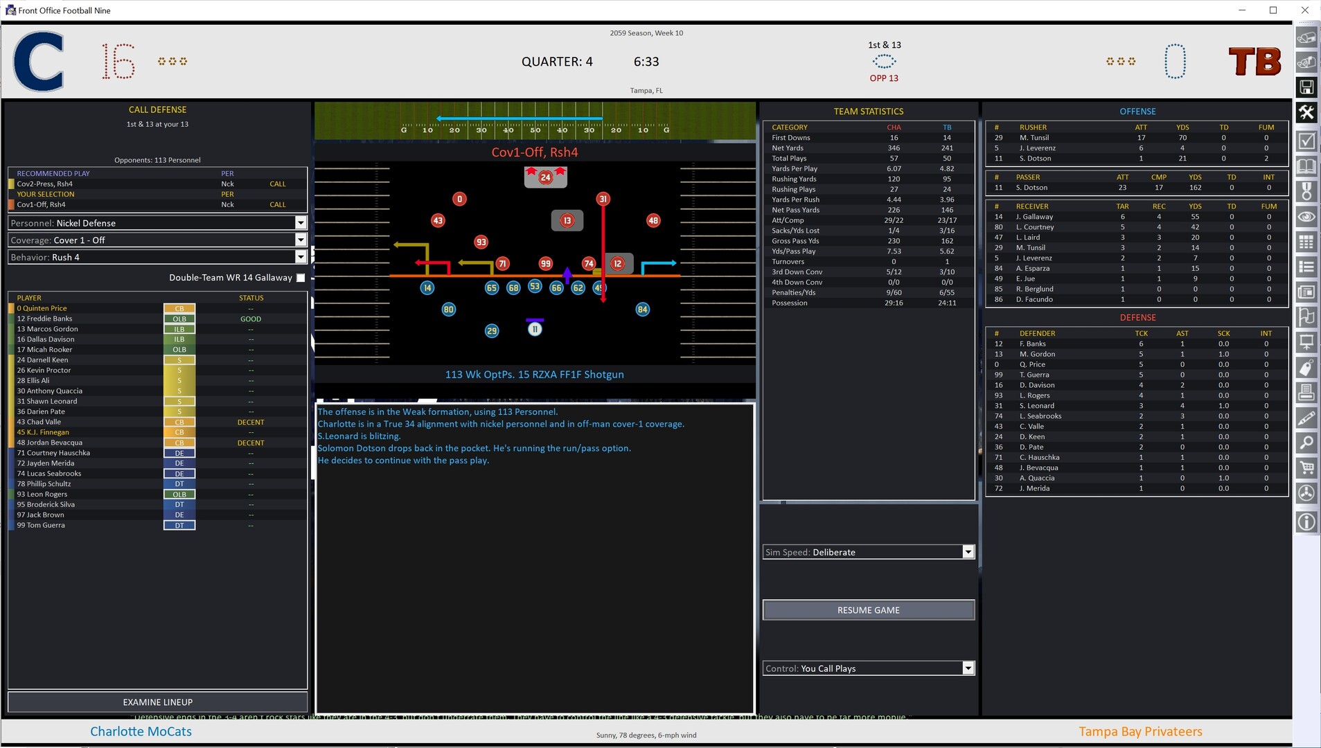 Front Office Football Nine screenshot 14