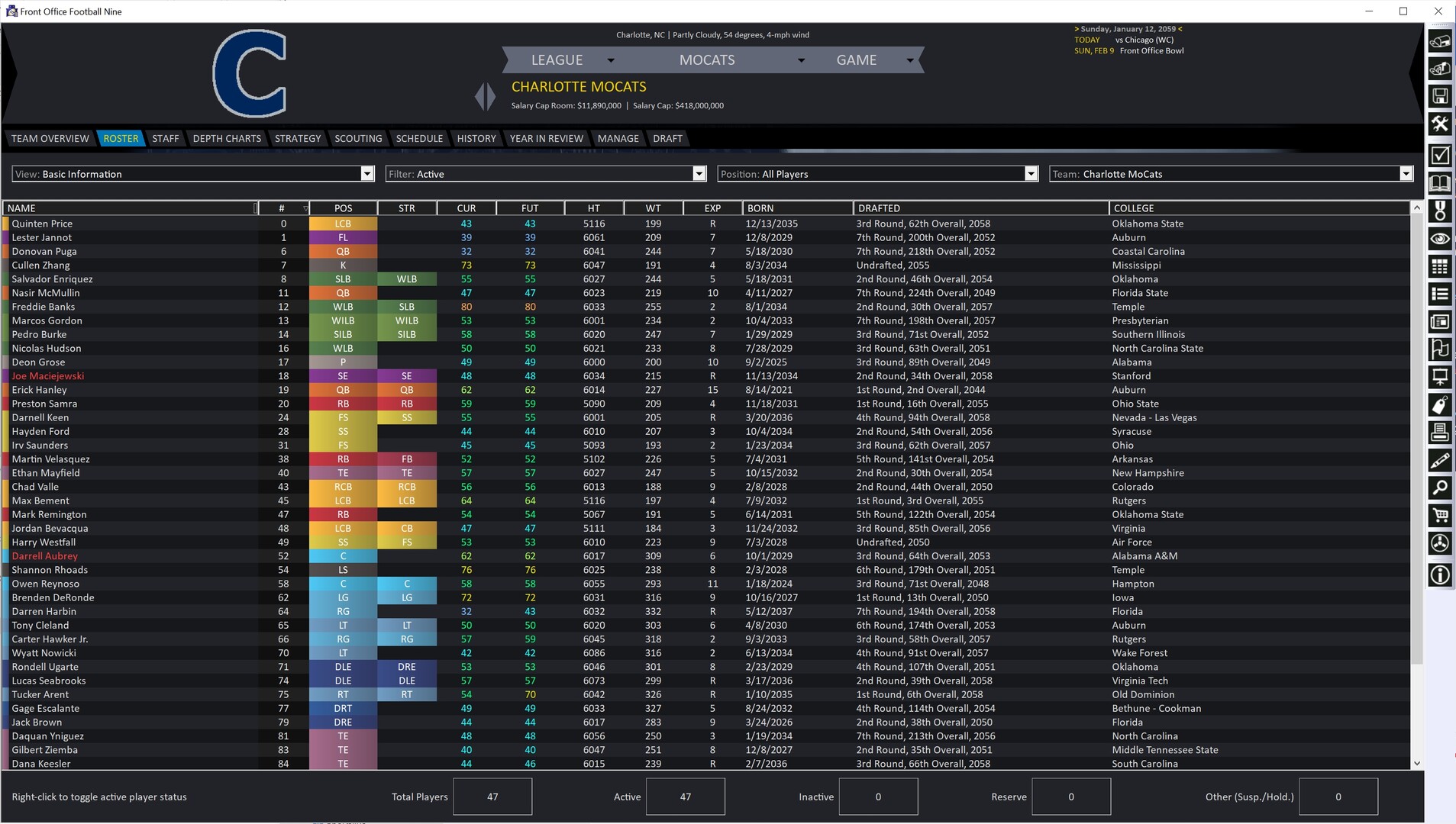 Front Office Football Nine screenshot 4