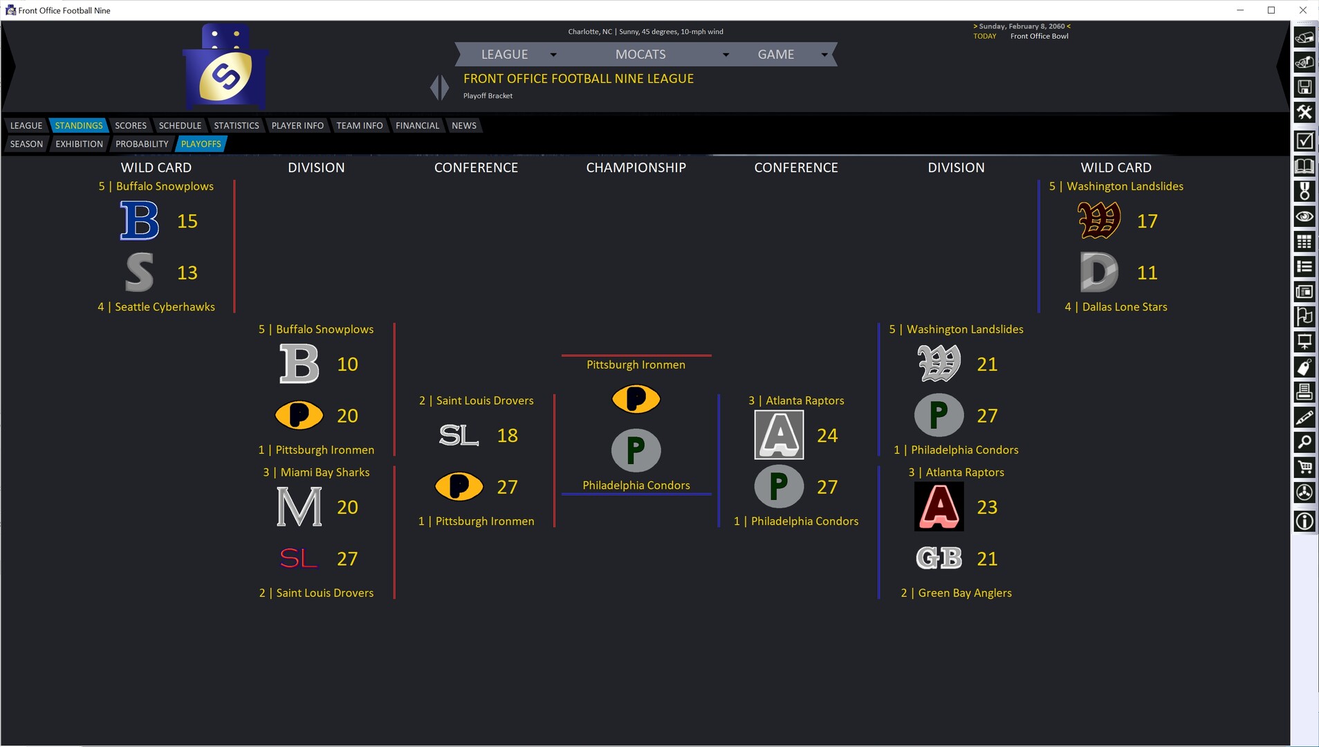 Front Office Football Nine screenshot 9