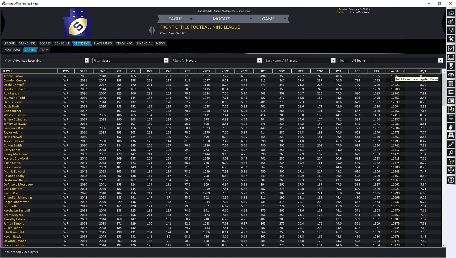 Front Office Football Nine screenshot 10